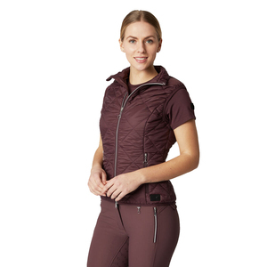 Chaleco acolchado para mujer a precio de fábrica | Chaleco térmico sin mangas para montar en Nailon/poliéster de calidad de exportación al por mayor personalizable - Product Image 1