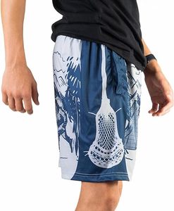 Short de crosse personnalisé unisexe vêtements de sport coulissants rembourrés pour adultes avec technologie de sublimation de performance améliorée style unisexe - Product Image 5