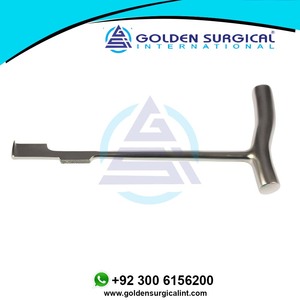 Venta al por mayor Lebsche esternón cincel combinado Director 245mm instrumentos de Cirugía Torácica mejor calidad - Product Image 5