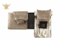 Canapé en forme de L, canapé en cuir léger de luxe, mobilier italien, style nordique Chesterfield, salon