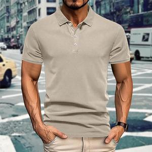Camisas POLO con cuello vuelto para hombre de calidad superior nueva moda de verano tela de algodón de punto de secado rápido camiseta Polo de Golf para hombre - Product Image 2