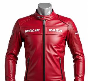 Blouson de motard de luxe pour homme, cuir de vache véritable, doublure amovible, coupe sur mesure disponible, exportateur certifié qualité UE - Product Image 2