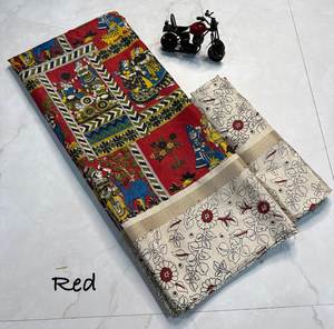 Sari de Algodón Super Mul Mul para Bodas y Fiestas, Sin Arrugas y Absorbente de Humedad - Product Image 6