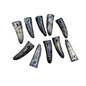 Handmade Traditional Buffalo Horn <b>Toggle</b> Fasteners Rhinestone & Hand-Polished Horn <b>Toggles</b> <b>Button</b> Coat & Bag Closures Designs - Product Image 2