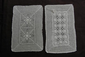 Manteles individuales ovalados redondos de algodón tradicionales hechos a mano en blanco y colores personalizados, tamaños para el hogar, Hotel, restaurante, fiestas de boda - Product Image 2