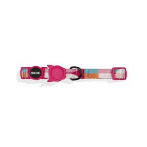 Bloom Pet Collar for <b>Dogs</b> Modern Western Style Breakaway Nylon Material Personalized Features Solid Striped LED <b>Lights</b> for Use - Product Image 1