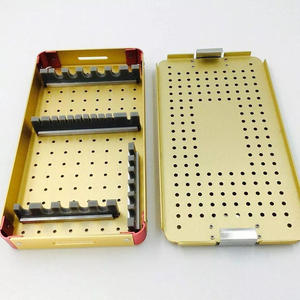 Estuche de bandeja de esterilización de aguja de acero inoxidable duradero para instrumentos de cirugía plástica oftálmica Manual de alta temperatura - Product Image 6