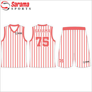 Uniforme de baloncesto bordado reversible con diseño de sublimación personalizado, conjunto de los mejores hombres al por mayor, último - Product Image 1