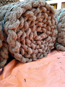 Alfombrilla para puerta de fibra de coco de PVC con estampado personalizado más vendida, rollo de hotel hecho a mano para exteriores fabricado en Vietnam - Product Image 2