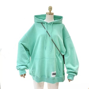 Nouvelle version de couleur pure style paresseux à capuche ample grande taille coton éponge sauvage pull à capuche tendance - Product Image 4