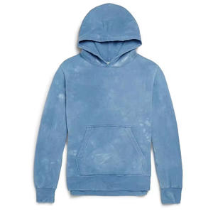Streetwear personnalisé 400 Gsm sweat à capuche en éponge française en coton lourd Vintage en détresse broderie acide lavage sweat à capuche zippé - Product Image 2