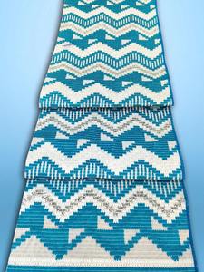 Tela Jacquard 100% Algodón de 51 Pulgadas para Prendas Culturales, Diseño Clásico Africano Kente - Product Image 5