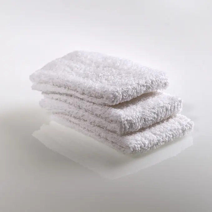 Toalha de atualização de alta qualidade OEM em algodão puro ecologicamente correta para uso doméstico, hotel, restaurante, spa, perfume TANGERINE reutilizável