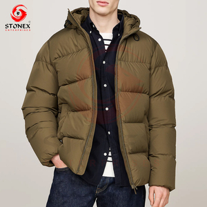Manufacturer <b>Bubble</b> Men Thick Down Lightweight <b>Coats</b> Custom Printing Logo Winter Luxury Plus Size Plain Puffer Jacket - Product Image 3