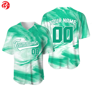 เสื้อยูนิฟอร์มเบสบอลเสื้อเชิ๊ตโพลีเอสเตอร์ระบายอากาศสำหรับเบสบอลและซอฟต์บอล - Product Image 6