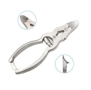 Cortaúñas profesionales con punta encarnada, alicates de acero inoxidable, con etiqueta privada, venta al por mayor - Product Image 4