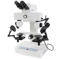 NOVEL OPTICS Microscope de comparaison balistique binoculaire 240x avec caméra 2K, écran LCD, source de lumière halogène, protection IP53, automatique