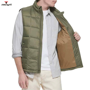 Chaleco Acolchado Ligero, Reversible, Impermeable, Transpirable, 100% Poliéster, con Logotipo Personalizado, para Exteriores, Nueva Colección de Primavera - Product Image 4