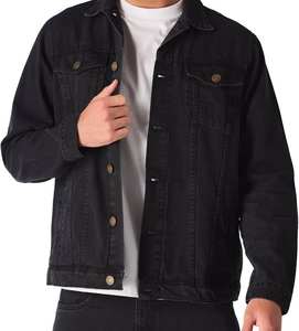 Veste en jean pour hommes et femmes, design de marque, veste en jean oversize - Product Image 1