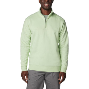 Sweat-shirt en molleton à col montant pour homme Index Apparel, jaune uni, coupe classique, décontracté, automne, respirant, tricoté - Product Image 4
