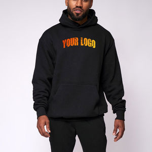 Streetwear personnalisé de haute qualité pour hommes 100% coton pull à capuche poids lourd luxe surdimensionné pull à capuche homme Hoodi - Product Image 1