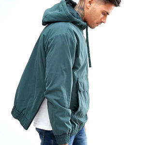 เสื้อกันลมผ้าใบกันน้ำน้ำหนักเบาเสื้อโค้ทของผู้ชายระบายอากาศได้ดีแห้งเร็วน้ำหนักเบาสีสันสดใส - Product Image 4