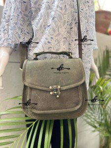 Gerçek deri çanta Crossbody tek kollu çanta yeni tasarım el yapımı omuz Crossbody çanta hakiki deri çanta kadın kullanımı için - Product Image 4