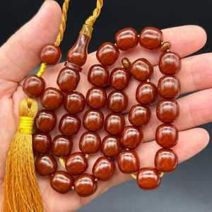 Nuevo Tasbih de Resina con 33 Cuentas Turquesas, Rosario de Oración Musulmán, Contador de Tasbih, Joyería de Piedra, Exportador de la India - Product Image 6