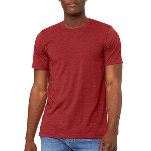 100% coton couleur unie T-Shirt hommes à manches courtes coupe régulière T-shirt - Product Image 4