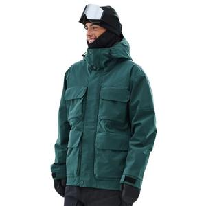 Chaqueta de Invierno Cálida para Hombre, Color Verde Oscuro, Impermeable, de Nailon, para Senderismo al Aire Libre, Marca Personalizada, Chaqueta de Senderismo para Hombre - Product Image 4