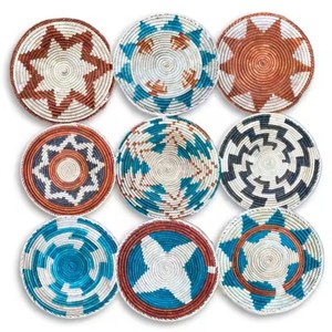 Nuevo conjunto de productos de lanzamiento, decoración colgante de pared de algas marinas, decoraciones de pared para el hogar, placa de Vietnam, cuenco redondo tejido para Decoración - Product Image 3