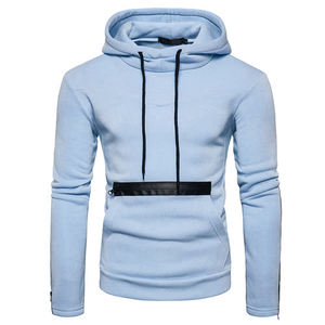 Sudaderas con capucha para hombre Sudadera con capucha y cierre de cremallera con cordón informal Sudadera con capucha Slim Fit Fleece sudadera gráfica al aire libre con bolsillos - Product Image 3