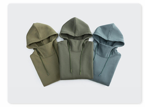 Sudadera con Capucha de Hip Hop para Hombre, Corte Regular, 100% Algodón, Forro Polar Grueso y Resistente para Invierno, Estilo Urbano, Ecológica, con Logotipo Personalizado OEM Digital - Product Image 4