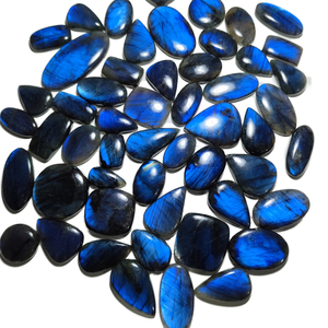 100% Natural Blue Labradorite Loose Gemstone High Quality Blue Labradorite Cabochon Lot <b>Healing</b> <b>Crystal</b> Stone Polished Bulk - Product Image 4