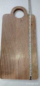 Tabla de cortar de madera de olivo ecológica hecha a mano, tabla de cortar de plástico - Product Image 6