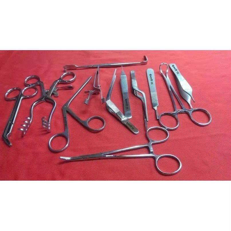 Lot De 3 Pinces Auriculaires ORL – Chirurgicales, Réutilisables, Pakistan