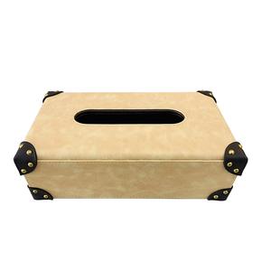 Boîte à mouchoirs en bois sculpté à la main avec finition dorée pour la décoration de la table des bars, hôtels et restaurants, boîte à serviettes - Product Image 3