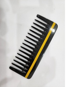 Luxury Designer Hair Comb Mini Vintage Handmade Bridal Feather Hair Comb with Natural Horn Elegant Indian Pocket Size - Product Image 5