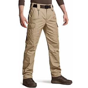 Pantalones de trabajo de construcción informales para hombre de alta calidad, venta al por mayor, uniforme de trabajo de lona de algodón con múltiples bolsillos para tienda de trabajo - Product Image 5