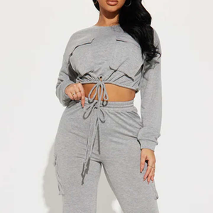 2025เซ็ตกางเกงวอร์มและกางเกงจ็อกเกอร์สำหรับผู้หญิงใหม่เสื้อผ้าไซส์ใหญ่เสื้อผ้าลำลองพิมพ์ลายสตรีทแฟชั่นสำหรับผู้หญิงชุดวอร์ม - Product Image 3