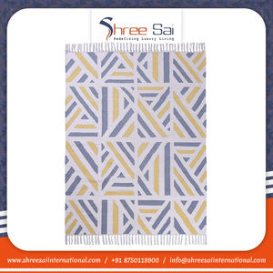 ชุดพรมและพรมพื้นที่ผ้าคอตตอนปักลายงานทำมือ - Product Image 6