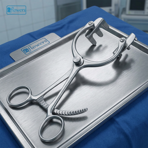 Rétracteur gynécologique manuel 6 fleurs Houzel en acier inoxydable, instrument chirurgical de classe II certifié CE - Product Image 3