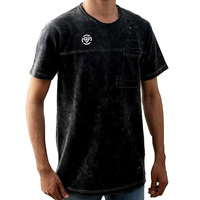 Camiseta de algodón de gran tamaño con logotipo personalizado OEM para hombre, camiseta de peso pesado 100%, versión suelta, técnica de lavado de talla grande