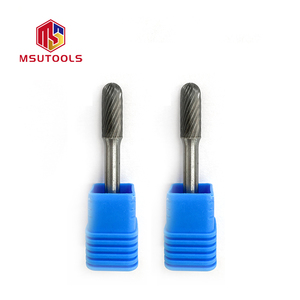 Alat Gerinda Karbida MSU Hard Alloy Rotating File 3mm 6mm 8mm Tipe Shank C Dengan Kepala Gerinda Elips - Product Image 6