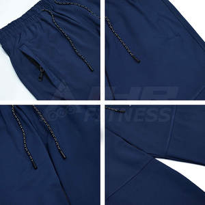 กางเกงลำลองของผู้ชายกางเกงผ้าฝ้าย100% ลายตรงกางเกงผู้ชายพรีเมี่ยมแบบสั่งทำสไตล์ใหม่ - Product Image 5