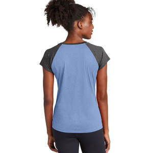 Customized Exclusive Deal <b>Raglan</b> Sleeve Contrast Quick Dry <b>t</b> <b>Shirts</b> High Quality Breathable Lightweight Blank Tee For Ladies - Product Image 2