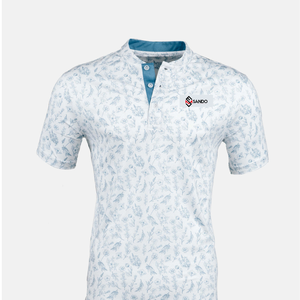 OEM de haute qualité Logo personnalisé anti-rides Golf pour hommes pour polos Nouvelles chemises décontractées imprimées en blanc Design personnalisé par sublimation - Product Image 5