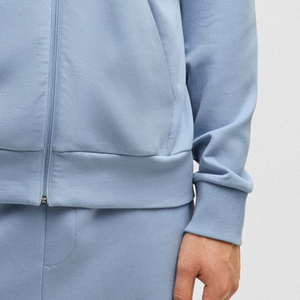 Sudadera con Capucha para Hombre de Alta Calidad, Color Sólido, Transpirable, con Cierre de Cremallera, Estilo Informal 2026, con Cordones, Mangas Largas y Logotipo - Product Image 4