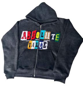 เสื้อฮู้ดซิปสไตล์สตรีนักศึกษากรีกสุดเท่ ดีไซน์ลำลองสุดฮิต สไตล์วินเทจซันเฟด ดีไซน์สตรีทแวร์สำหรับทุกเพศ - Product Image 2