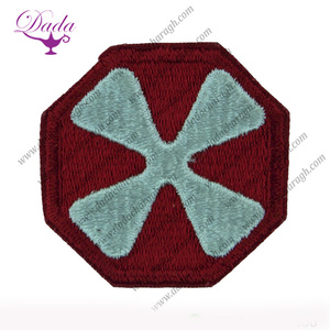 7th reservasi kain bordir warna kustom Iron-On mewah tambalan lengan bahu US - Product Image 4